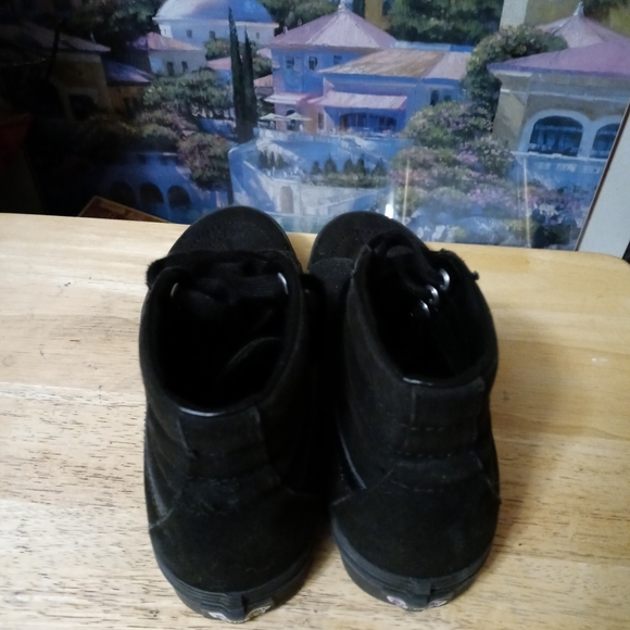 👟👟VANS BLACK SK8 -HI SHOE SIZE 6 LIKE NEW!! A FANTASTIC GIFT ITEM.🎁 - Picture 3 of 7